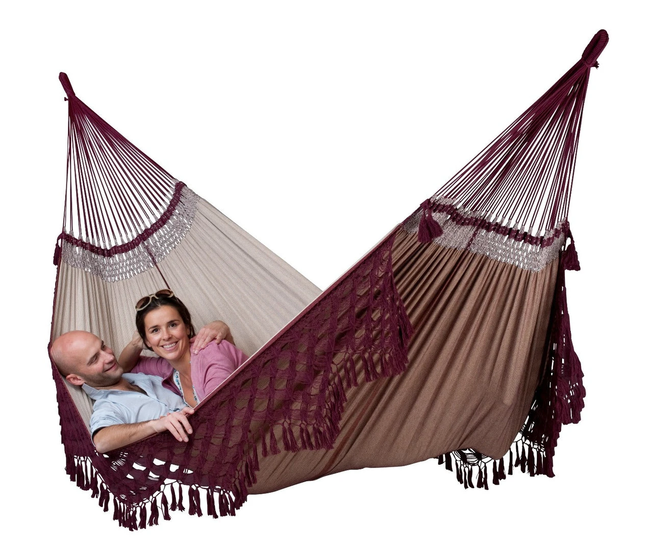 LA SIESTA® Bossanova - Organic Cotton KINGSIZE Classic Hammock 2 LA SIESTA® Bossanova - Organic Cotton KINGSIZE Classic Hammock - Image 2