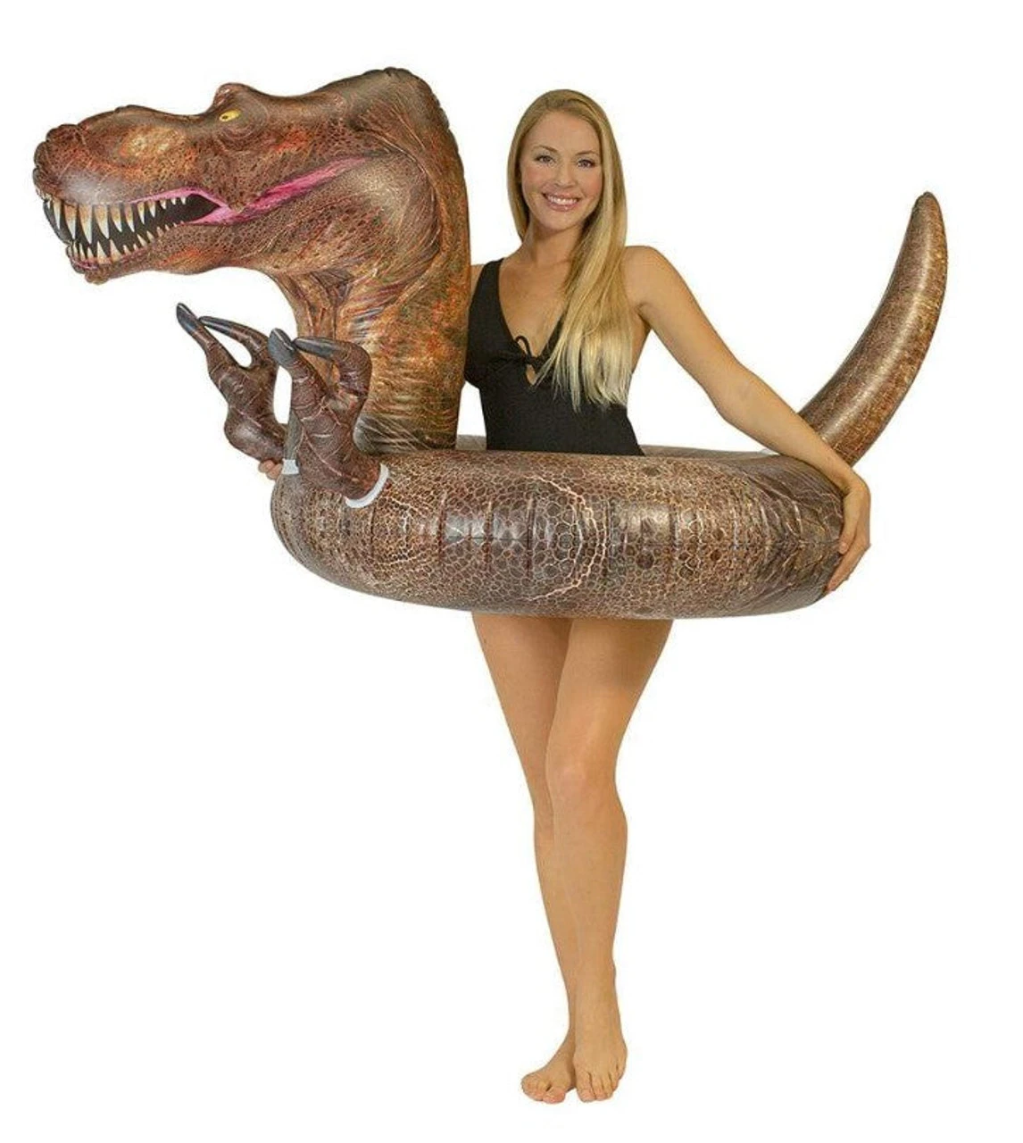 Pool Candy 42 Inch Inflatable T-Rex Pool Tube - Image 2
