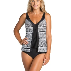 Ceeb Tiki Hut Flyaway Tankini Top