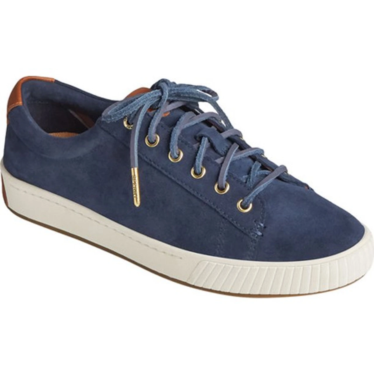 Sperry Top-Sider Sperry® Women's Anchor PLUSHWAVE Suede Sneaker - Navy 1 Sperry Top-Sider Sperry® Women's Anchor PLUSHWAVE Suede Sneaker - Navy