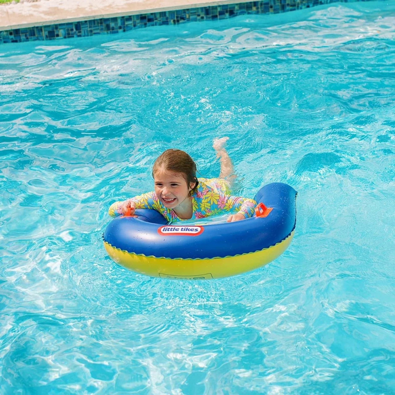 Pool Candy PoolCandy Little Tikes Inflatable Kickboard - Image 3