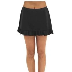 Fit4U Fit 4U™ Swim Skirted Bottom With Flounce - Black