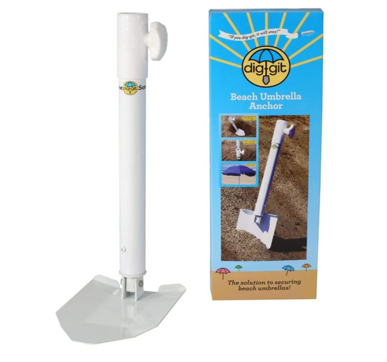 Dig-git® Beach Umbrella Anchor/Shovel 4 Dig-git® Beach Umbrella Anchor/Shovel - Image 4