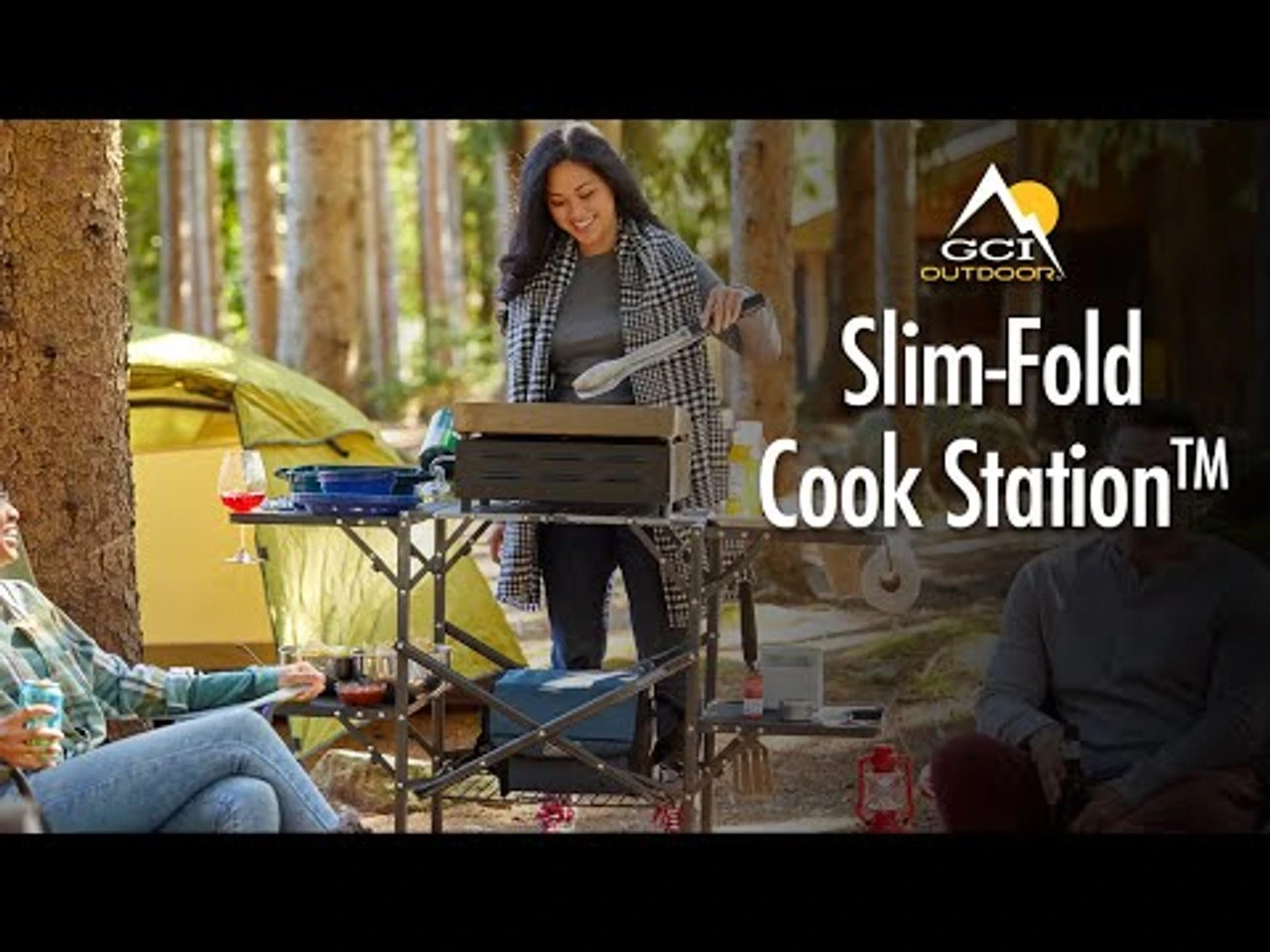 GCI Outdoor™ Slim-Fold Cook Station™ - Black Chrome - Image 9