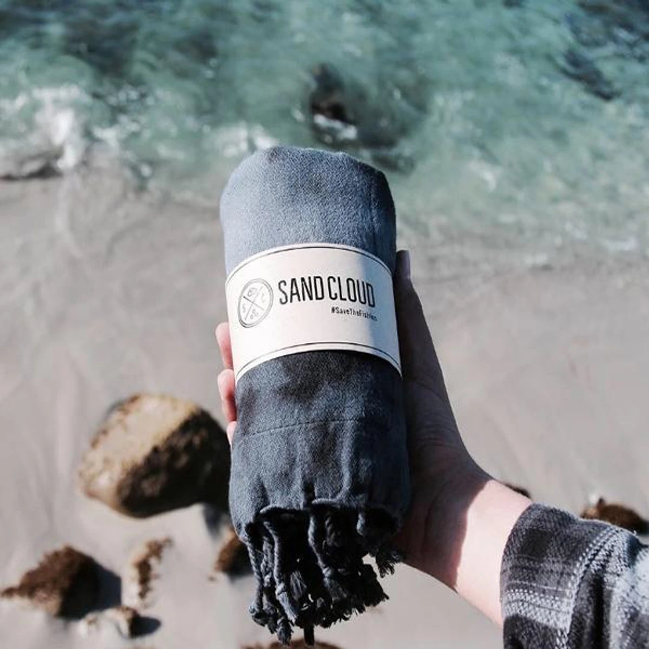 Sand Cloud 100% Turkish Organic Cotton Towel - Lynx - 38x64 - Image 3