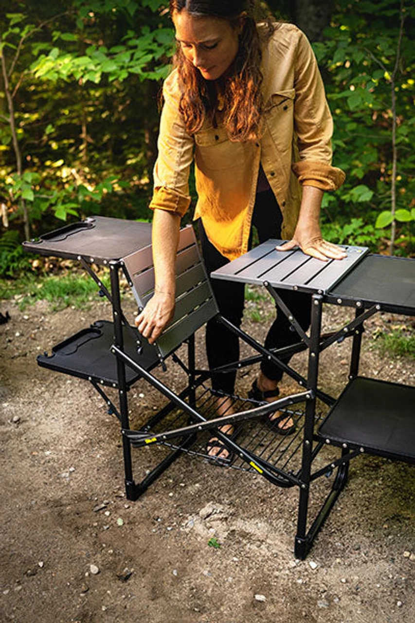 GCI Outdoor™ Slim-Fold Cook Station™ - Black Chrome - Image 7