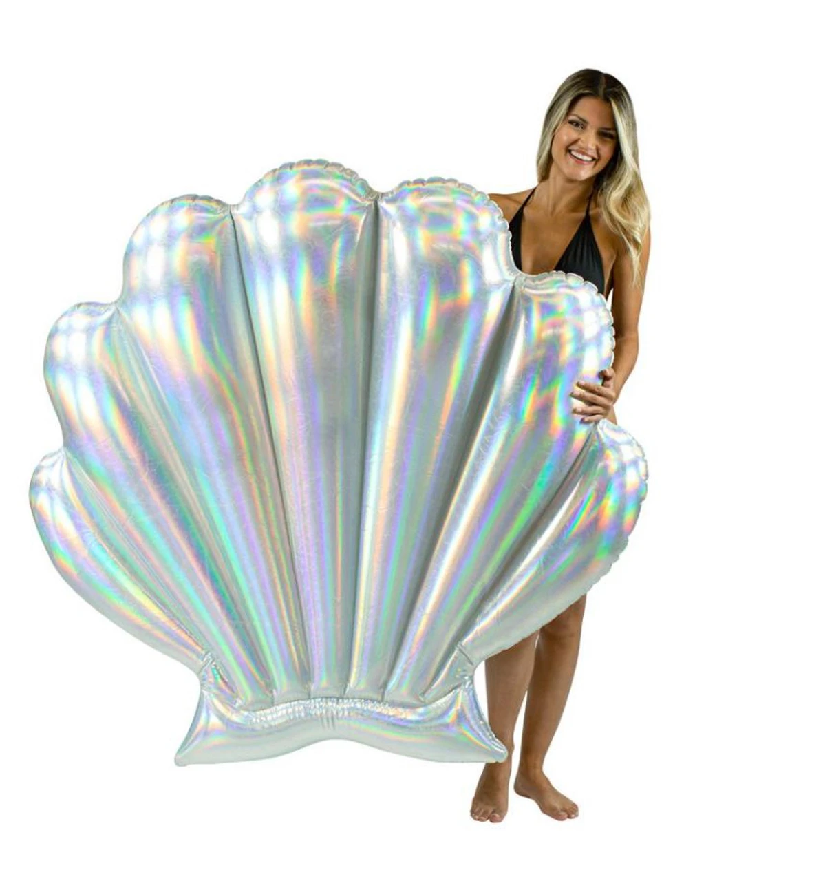 Pool Candy PoolCandy Holographic Oyster Pool Raft
