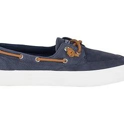 Sperry Top-Sider Sperry® Women's Crest Boat Barrel Washable Tie Sneaker - Navy