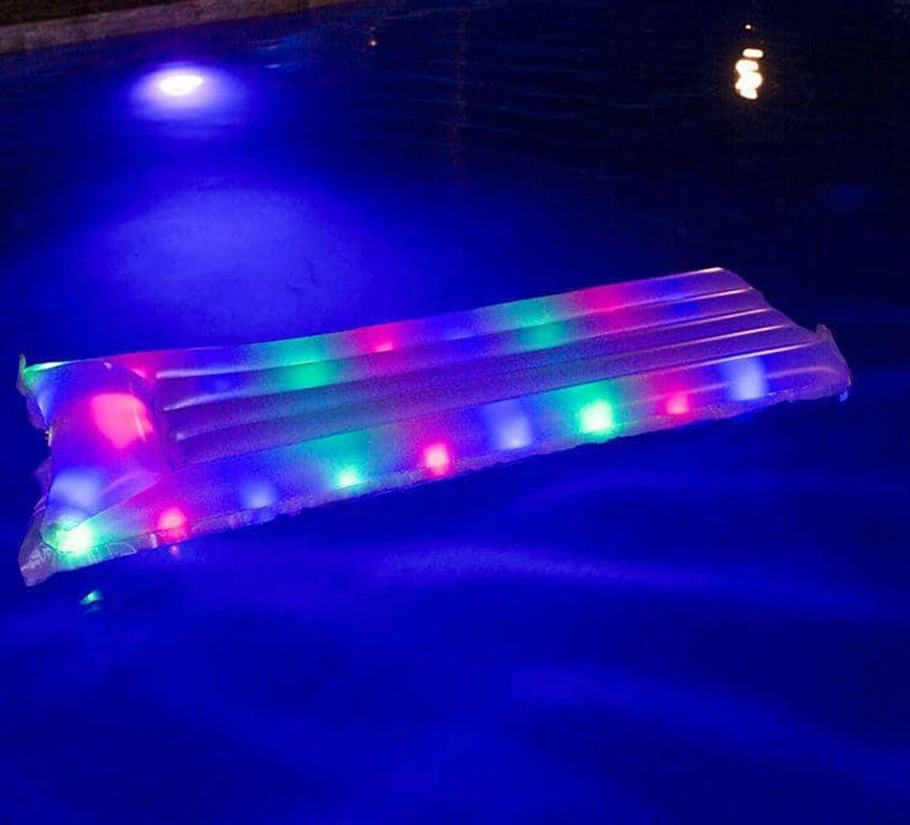 Pool Candy PoolCandy Illuminated LED Pillow Raft 1 Pool Candy PoolCandy Illuminated LED Pillow Raft