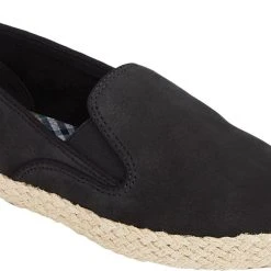 Sperry Top-Sider Sperry® Women's Sailor Twin Gore Leather/Jute Boat Shoe - Black