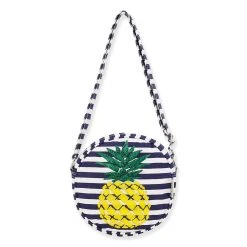 Sun N Sand Sun 'N' Sand Round Crossbody Pineapple Bag