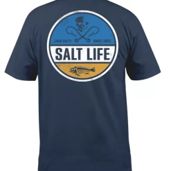 Salt Life® High Seas Short Sleeve Pocket T-Shirt - Navy