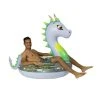 Pool Candy PoolCandy Deluxe Jumbo Glitter Filled Dragon Raft Closed Bottom - 48 Inch