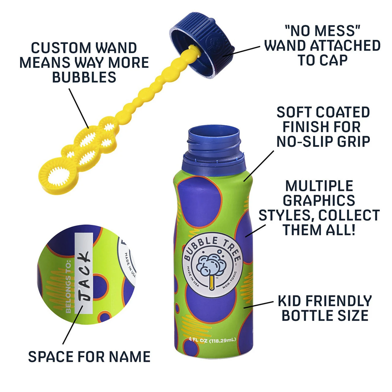 Bubble Tree™ 4 Bottles & 3 Liter Bubble Solution - Image 7
