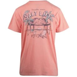 Salt Life® Palapa Paradise Vintage S/S Tee - Mauve