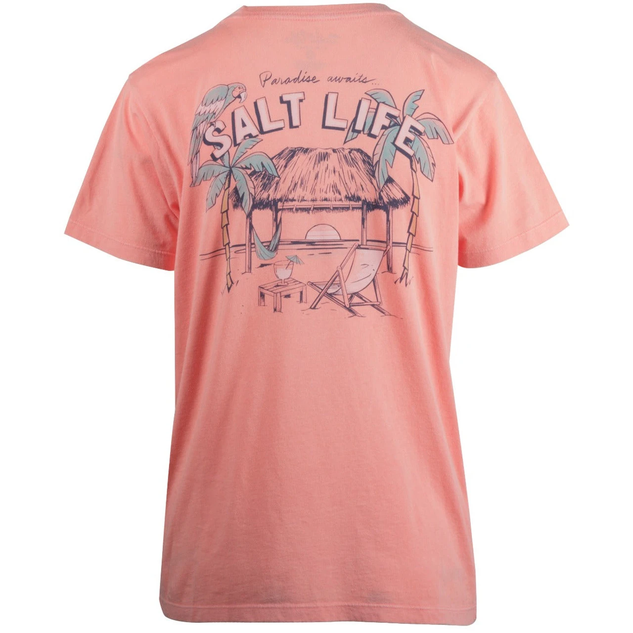 Salt Life® Palapa Paradise Vintage S/S Tee - Mauve