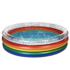 Pool Candy PoolCandy Rainbow Collection Glitter Sunning Pool - 60x60x15