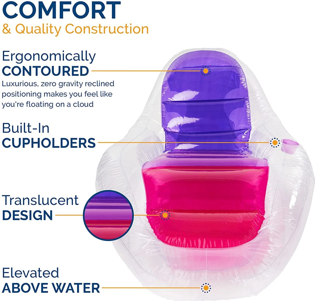 SwimWays Dry Float Lounger - Image 5