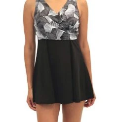 Fit 4U™ Whirlwind Wrap Dress - Black