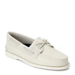 Sperry Top-Sider Sperry® Men's Authentic Original 2-Eye Linen Boat Shoe - Off White