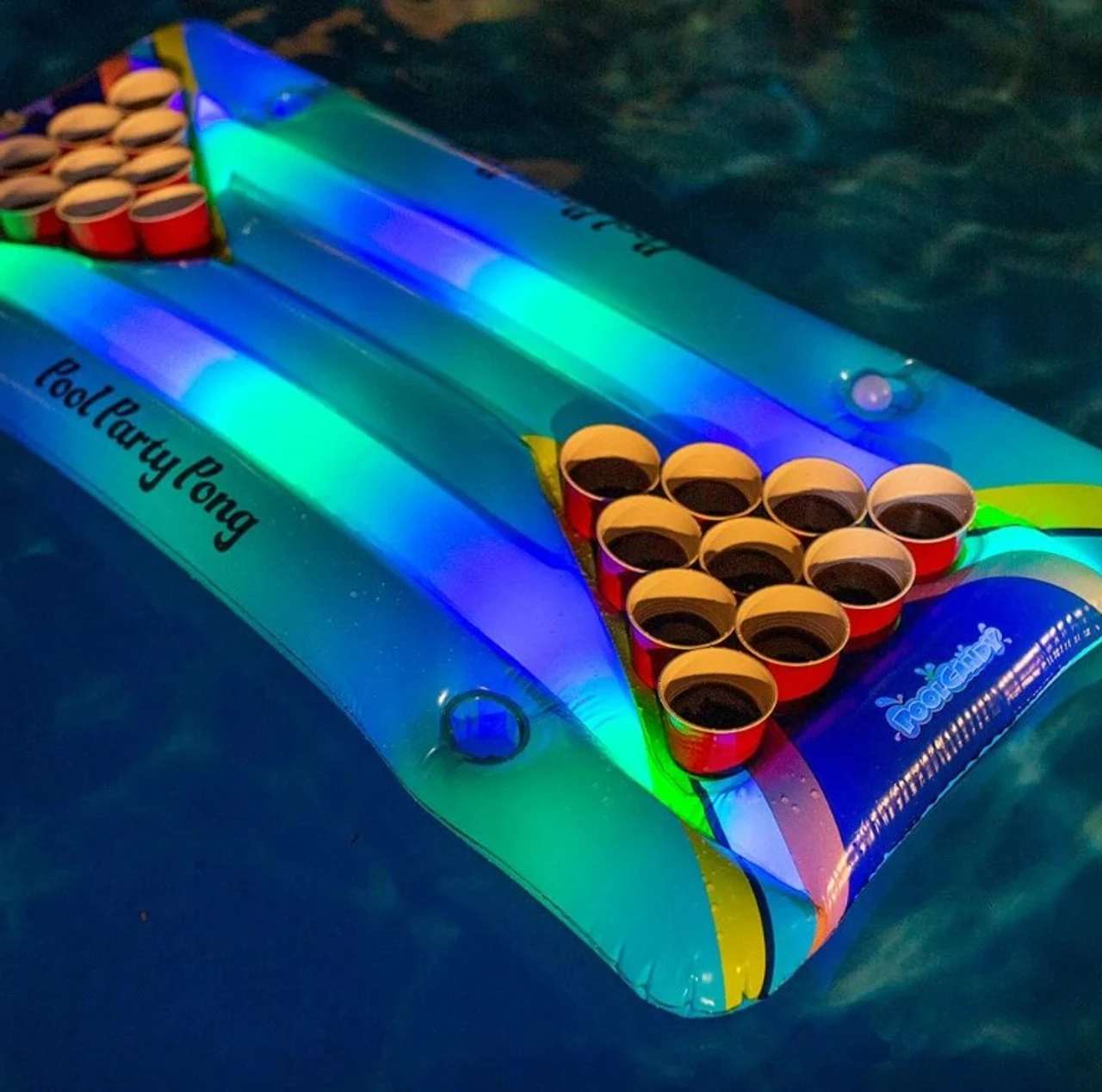 Pool Candy PoolCandy Inflatable Illuminated LED Pool Party Pong - Image 2