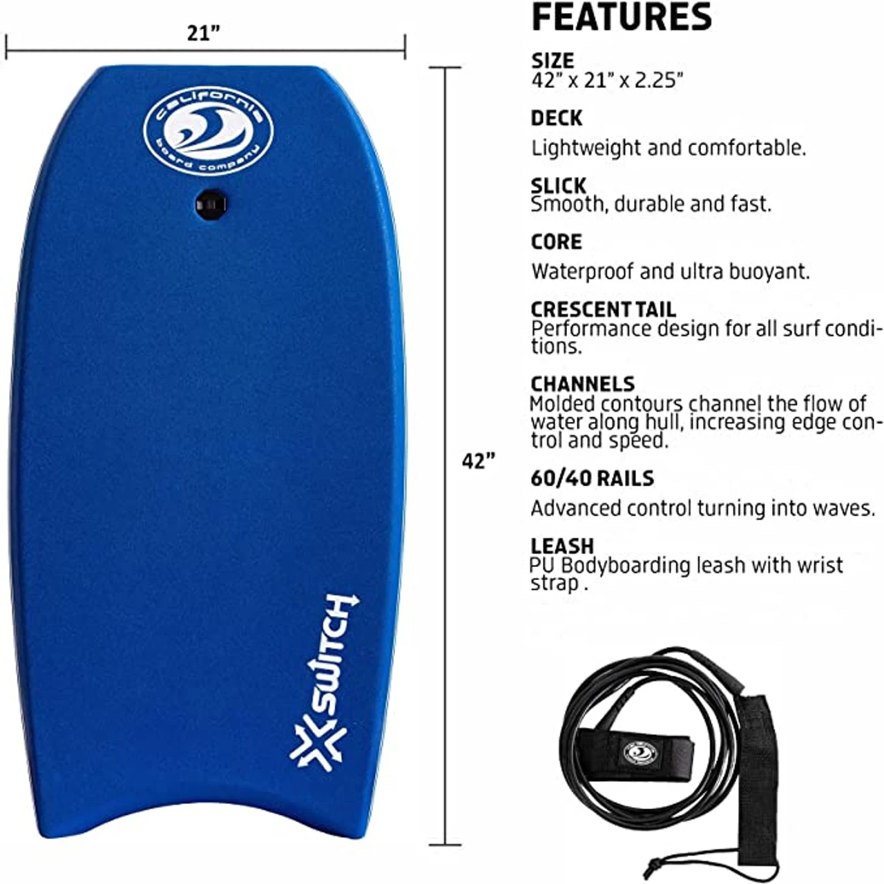 California Board Company® Switch Boogie Board - 42in. - Image 2