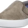 Sperry Top-Sider Sperry® Men's Striper PLUSHWAVE Slip On Sneaker - Taupe