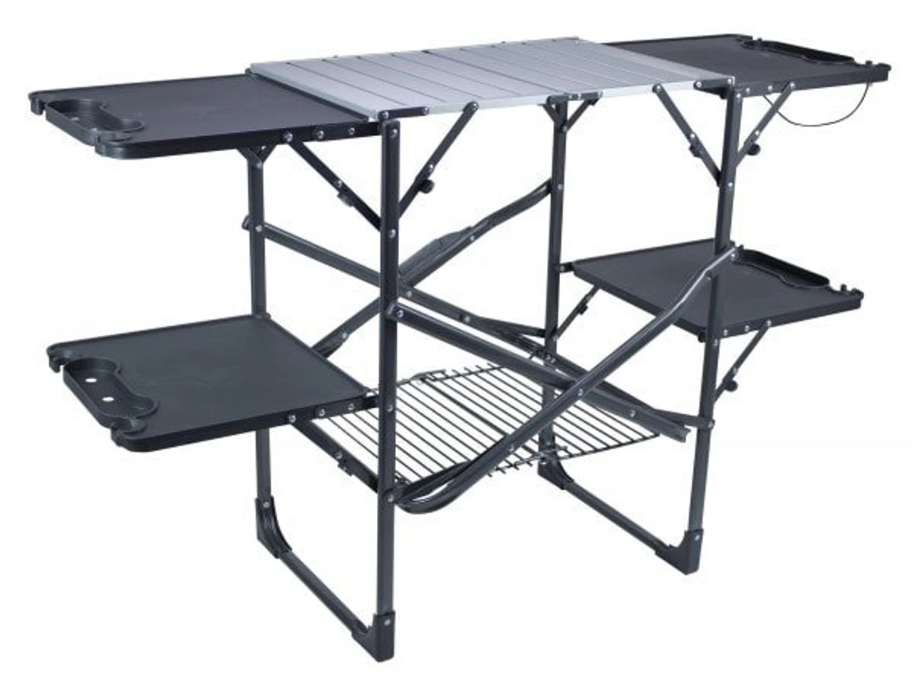 GCI Outdoor™ Slim-Fold Cook Station™ - Black Chrome - Image 2