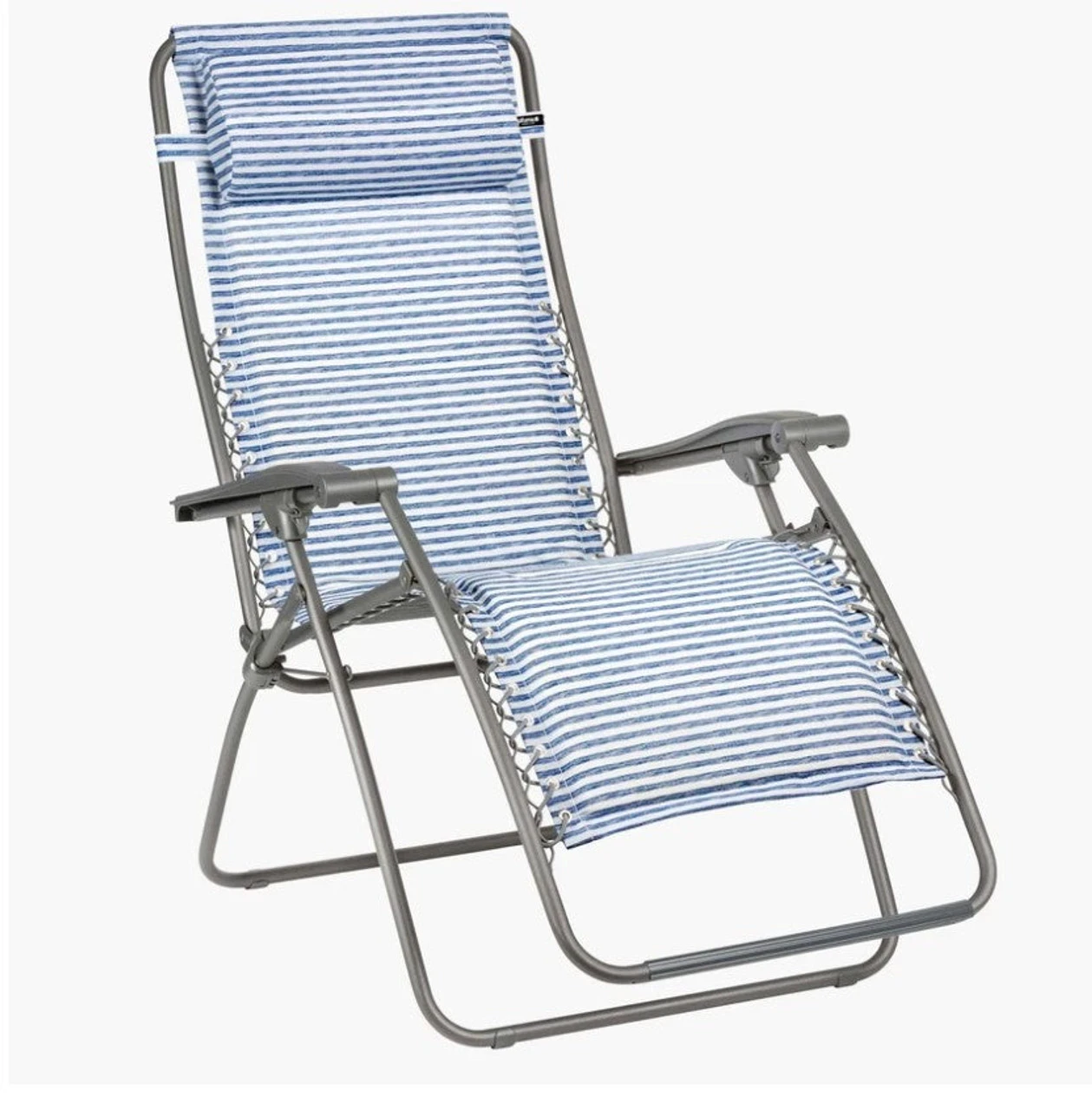 Lafuma® Relaxation Padded Chair - Marine Blue Stripe