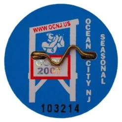 Shore Memories Ocean City NJ Beach Tag 2007 Photo Plaque