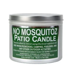 NoNatz No Mosquitoz 16oz.Tin Patio Candle