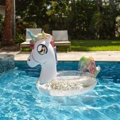 Pool Candy PoolCandy Glitter Unicorn Beach & Pool Tube - 42in -Bling2O Shop 907b8037f825384b707b1156daecc830 27792.1669771870