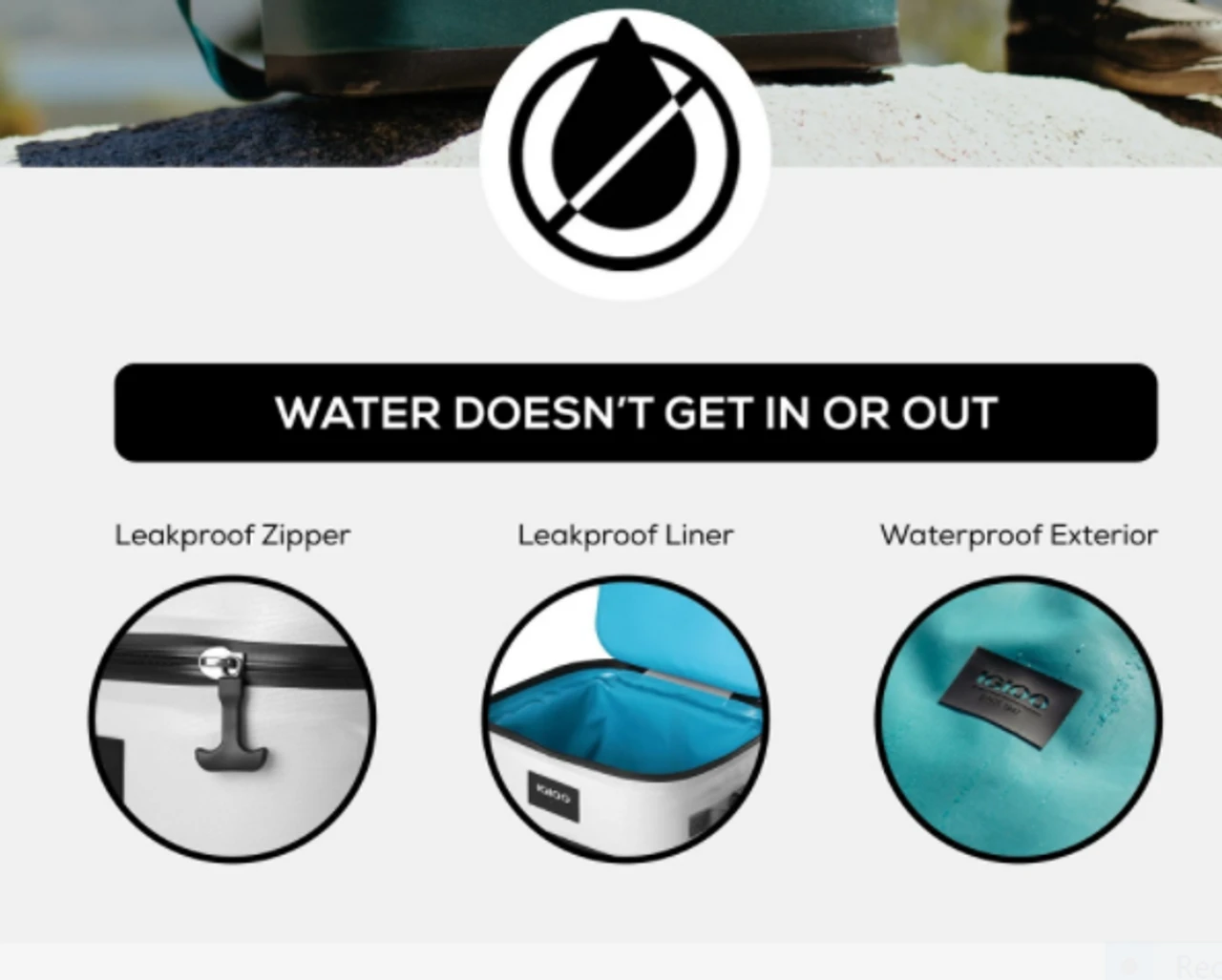 Igloo® Reactor 18 Can Cooler Bag - Blithe/Blue - Image 6