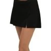 Fit4U Fit 4U™ Bottoms Swim Skirt With Slit - Black