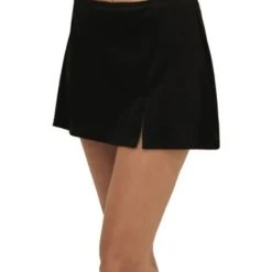 Fit4U Fit 4U™ Bottoms Swim Skirt With Slit - Black