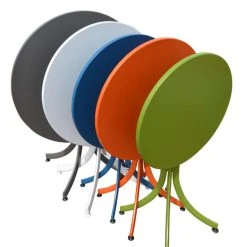 Ratana FN42036 Baci 36in Round Aluminum Top Folding Table