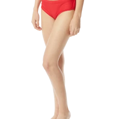 Tyr Womens Solid Zola Hipkini - Red UPF 50+