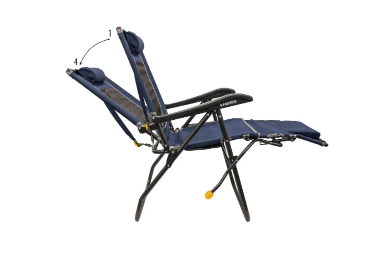 GCI Outdoor™ Legz Up Lounger - Heathered Indigo - Image 3