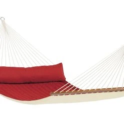 LA SIESTA® Alabama - Quilted KINGSIZE Spreader Bar Hammock