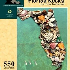 Puzzles That Rock 550 Piece Puzzle 18x24 - Florida Rocks