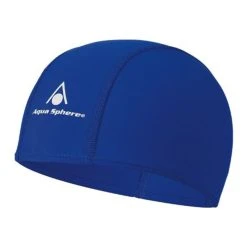 Aqua Sphere Aqua Fit Silicone Swim Cap - Blue