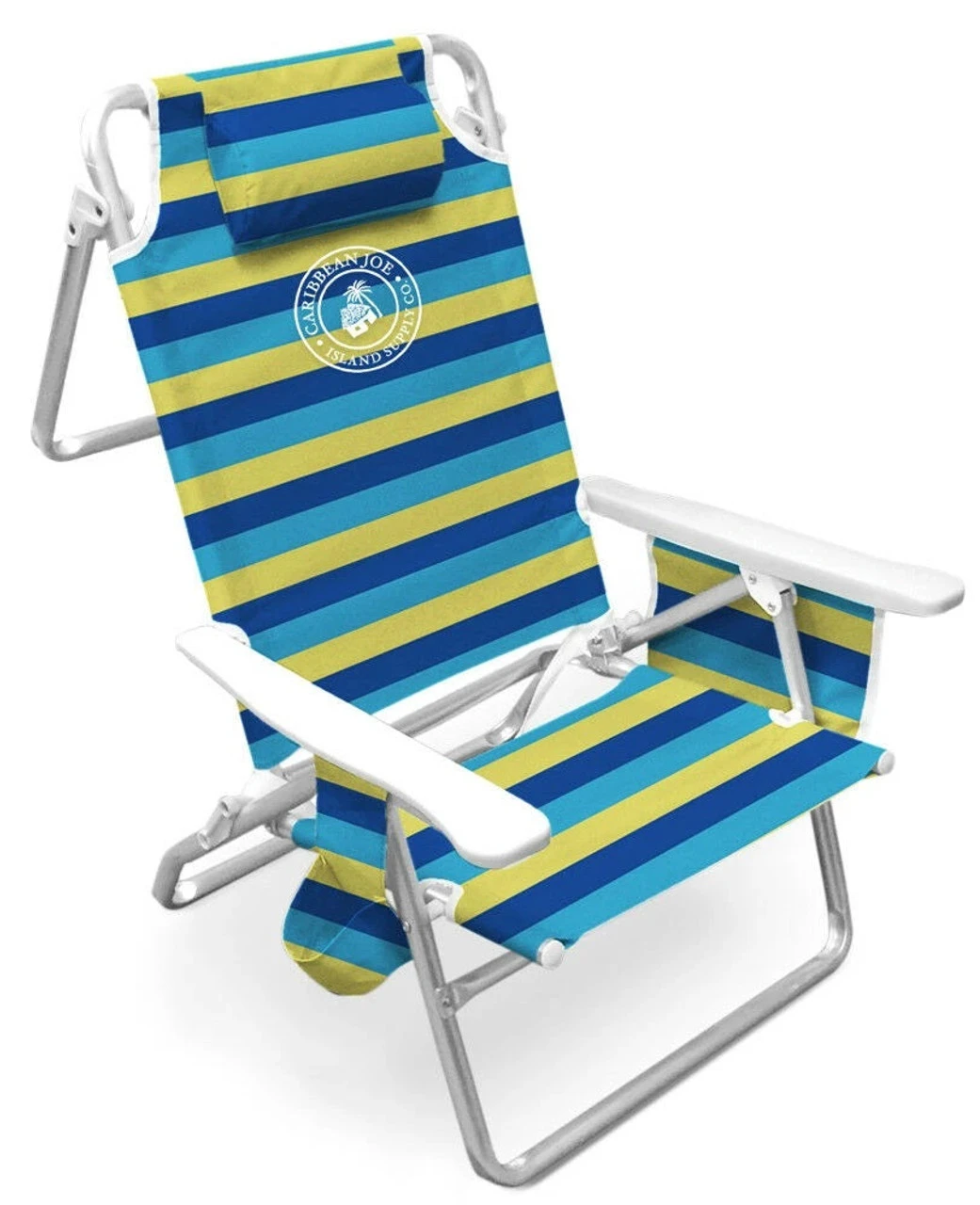 Caribbean Joe 5 Position Beach Chair With Deluxe Polymer Arms - Image 2