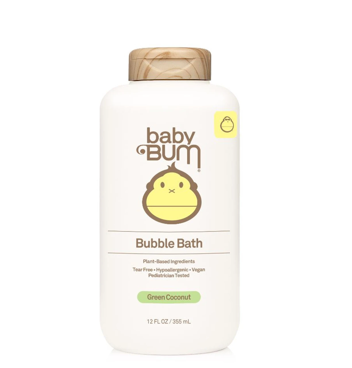 Sun Bum Baby Bum 12 Oz. Bubble Bath - Green Coconut 1 Sun Bum Baby Bum 12 Oz. Bubble Bath - Green Coconut