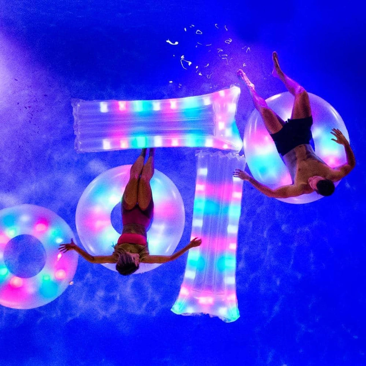 Pool Candy PoolCandy Illuminated LED Pillow Raft 2 Pool Candy PoolCandy Illuminated LED Pillow Raft - Image 2