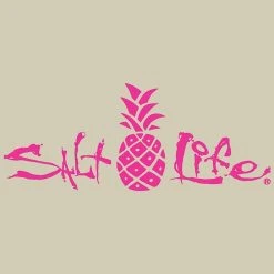 Salt Life® Pink Signature Pineapple Decal - Medium