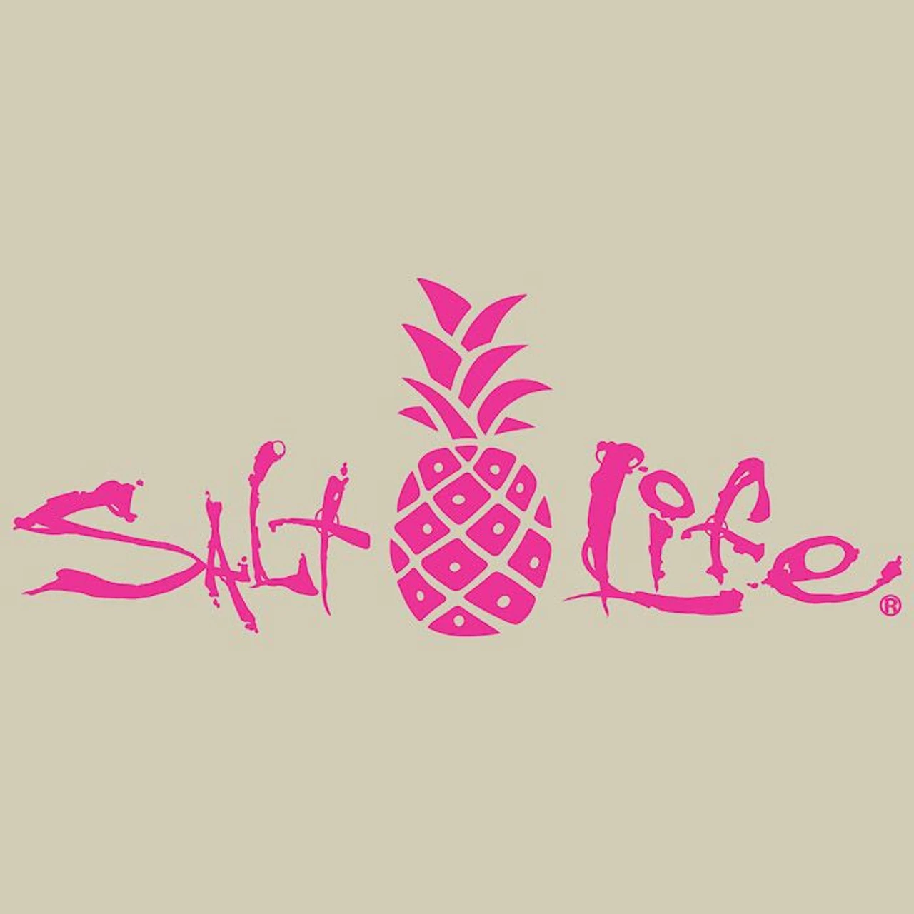 Salt Life® Pink Signature Pineapple Decal - Medium