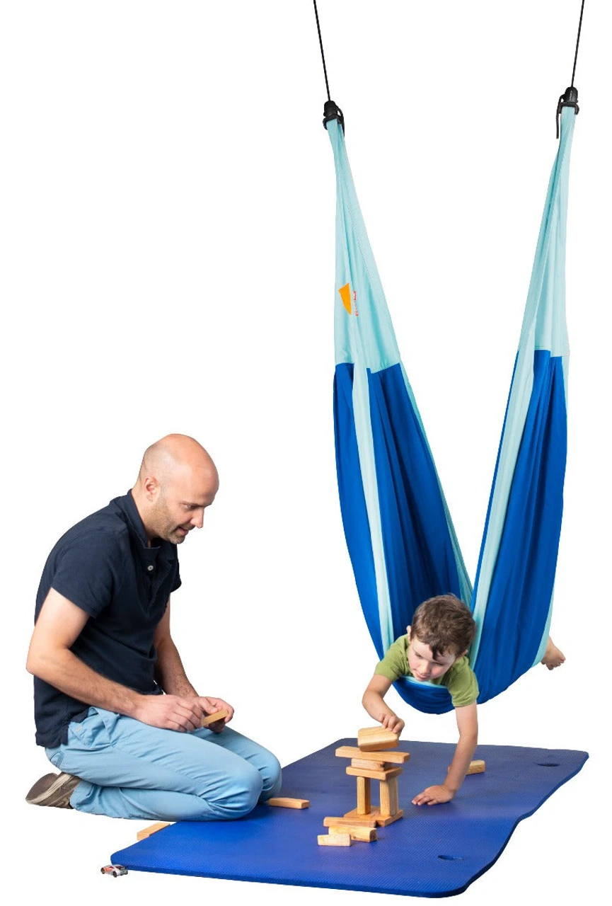 LA SIESTA® Moki - Organic Cotton MAX Kids Hammock With Suspension - Dolphy - Image 4