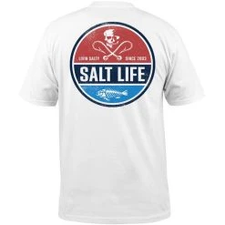 Salt Life® High Seas Short Sleeve Pocket T-Shirt - White