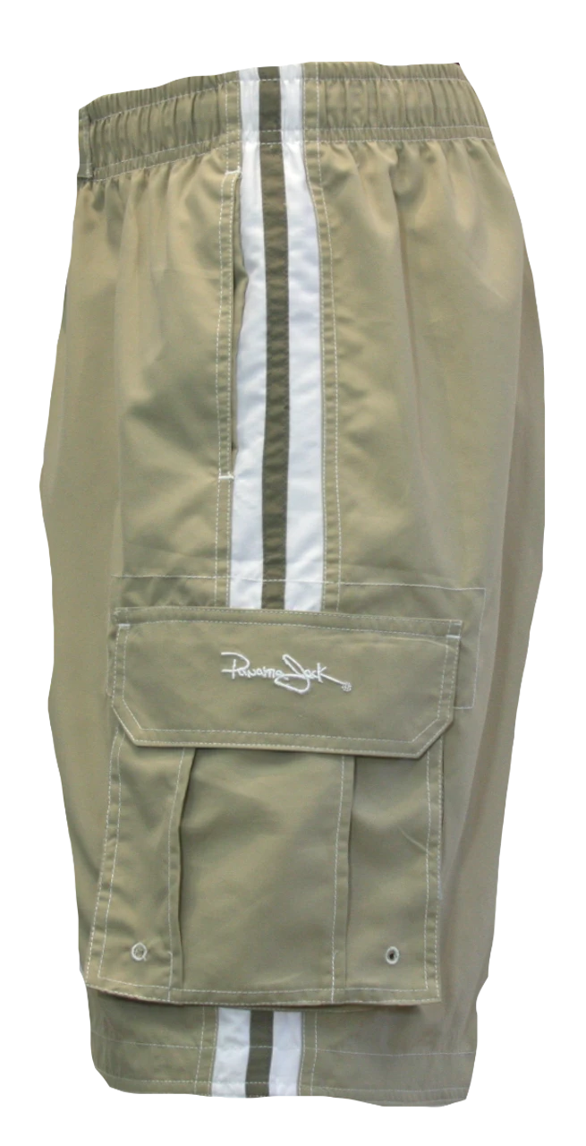 Panama Jack Board Short With Side Stripe