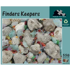 Puzzles That Rock 550 Piece Puzzle 18x24 - Finders Keepers
